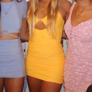 Yellow dress
